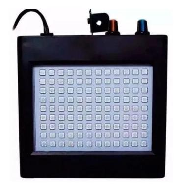 Imagem de Jogo de Luz Strobo Led Rgb Iluminação Festa 108 Leds Rítmico - A.R Var