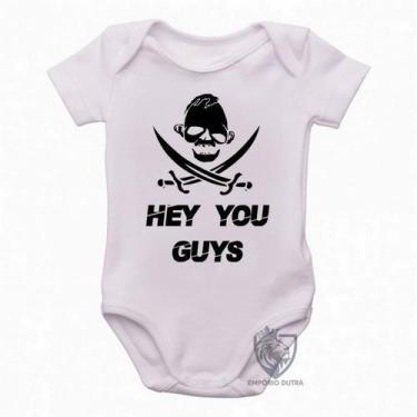 Imagem de body nenê criança roupa bebê Goonies Sloth hey you guys - Empório Dutr