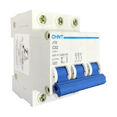Imagem de Mini Disjuntor  Tripolar 32A  EB 3P C32  Chint, 280