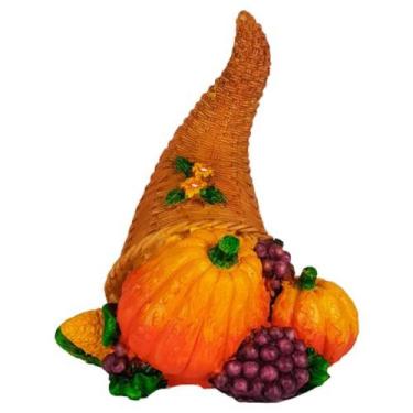 Imagem de Cornucopia de Resina Estatueta (fertilidade Riqueza) - HP Decor - HP D