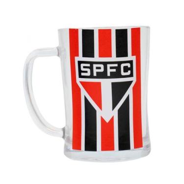Imagem de Caneca De Vidro Gigante 660ml -São Paulo SPFC - mileno