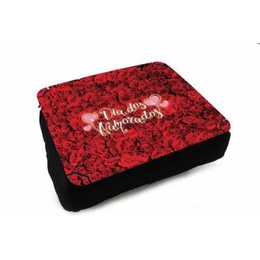 Imagem de Almofada Bandeja Laptop use Sala Rosas Dia dos Namorados - Deluzz