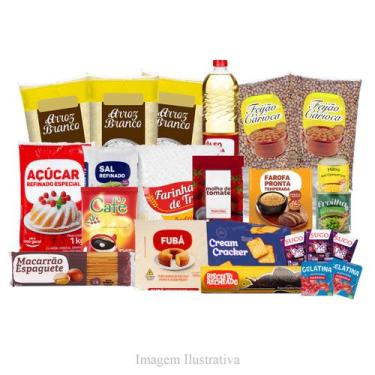 Imagem de Cesta Básica Grande Completa Econômica - 23 Itens - São Rubens
