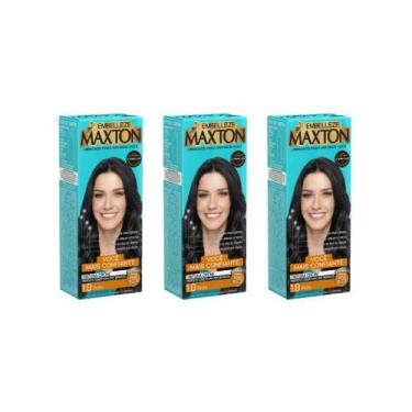 Imagem de Coloraçao Maxton 1.0 Preto-Kit C/3un - Embelleze