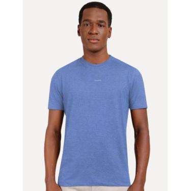 Imagem de Camiseta Aramis Masculina Estampa Costas Barcode Azul Royal Mescla, M/