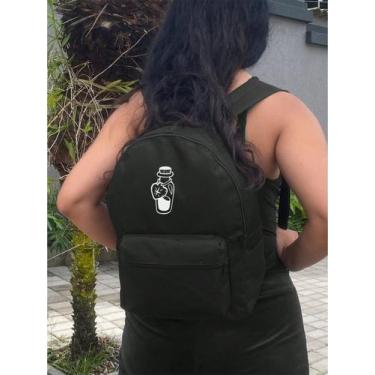 Imagem de Mochila Small FRASCO 2 Bolsa Escolar Trabalho Viagem Mala Faculdade Fu