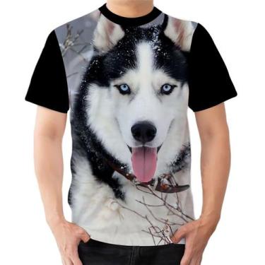 Imagem de Camiseta Camisa Ads  Husky Siberiano Neve Cães Cachorros 1 - Fabriquet