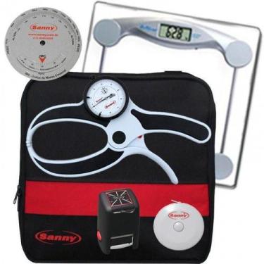 Imagem de Kit Nutrição Adipômetro / Plicometro Científico Sanny  (Cód.: KNS1016)
