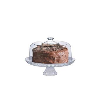 Imagem de Boleira Com Base De Vidro E Tampa De Acrílico - Ruvolo