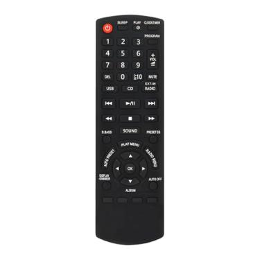 Imagem de ECONTROLLY Controle remoto de substituição N2QAYB000639 compatível com Panasonic N2QAYB000639 para sistema estéreo de CD SA-PM200EG-S SA-PM200EP-S SA-PM200GA-S A-PM200EB-S