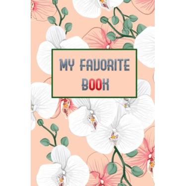 Imagem de My Favorite Book: 119 pages My to do list journal daily planner favorite notebook notepad memo list Jot and remarkable to manage each task Size 6 * 9 inches. (Orange water color pattern): Volume 2