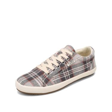 Imagem de Taos Cal ado feminino Star Grey Xadrez 38 M, Xadrez cinza
