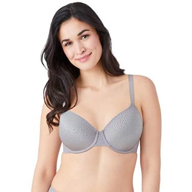 Imagem de Wacoal Sutiã feminino plus size com cobertura total nas costas, Arandela de prata, 42DDD