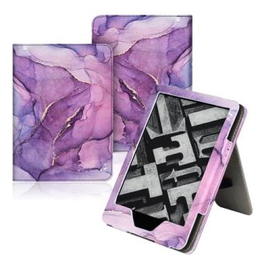 Imagem de GUKSRASO Capa com Suporte para Kindle Oasis 9ª/10ª 2017/2019 - Capa de pu DuráVel com Auto Sleep Wake, Slot para CartãO, Recurso de AlçA de MãO