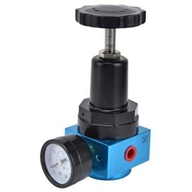 Imagem de Regulador de pressão de ar Vomeko, regulador de pressão de ar em miniatura, válvula redutora de pressão, para compressor de ar e ferramentas de ar (VomekoDDF-12)