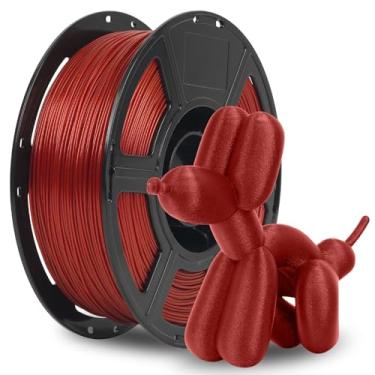 Imagem de FLASHFORGE Filamento PLA rápido de 1,75 mm, vermelho aurora, impressão de alta velocidade de 500 mm/s, filamento de impressora 3D, carretel de 1 kg, precisão dimensional +/- 0,02 mm, desfrute de