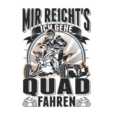 Imagem de Quadfahrer Notizbuch: Mir reichts Ich gehe Quad fahren ATV 4x4 / 6x9 Zoll / 120 linierte Seiten