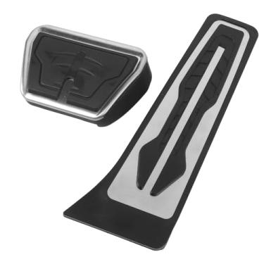 Imagem de 2 Unidades de Capa do Pedal do Acelerador de Freio para 1 2 3 4 5 6 7 Séries X3 X5 X6 F22 F30 F32 G30 Todos Os Modelos Conjunto de Almofada de Pedal de Borracha Antiderrapante