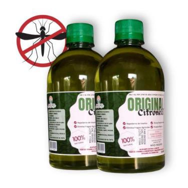 Imagem de Repelente - Citronela Concentrada - 500ml (rende 100 Litros) - 2 unid.