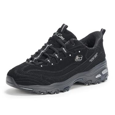 Imagem de Skechers Tênis feminino D'Lites Hands Free Slip-ins, Preto/preto, 42