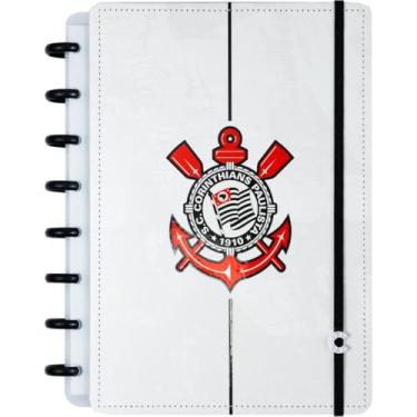 Imagem de Caderno Inteligente, A5, 155 X 22 mm, Corinthians Timão, 80 folhas, Caderno Inteligente