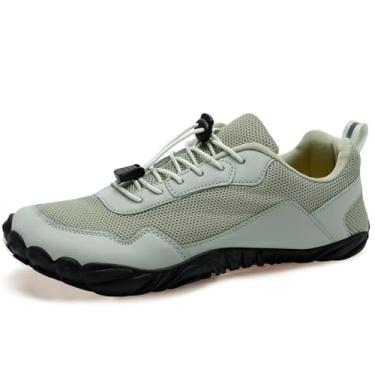 Imagem de Sapatilhas aquáticas masculinas e femininas de praia com secagem rápida, sapatos de piscina para surfe, ioga, aeróbica aquática, F/Verde, 8 Women/6 Men