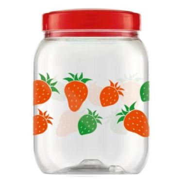 Imagem de Pote Plástico Decorado Porta Mantimentos 1L Multiuso - Bandeirante, Mo