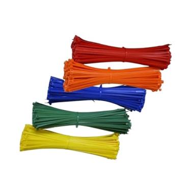 Imagem de Abraçadeira De Nylon Enforca Gato Kit 500un - 20cm x 4,8mm Colorido