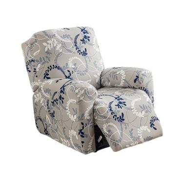 Imagem de Eco-Ancheng Capa para cadeira reclinável, capa reclinável elástica, capa reclinável, 4 peças, capa reclinável Lazyboy, capa reclinável para cadeira reclinável com bolso de armazenamento para sala de