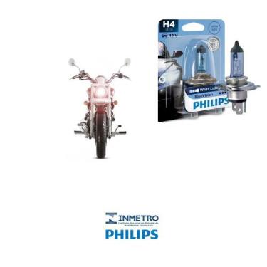 Imagem de Lâmpada Philips BlueVision H4 p/ KASINSKI Mirage 650 2006-13