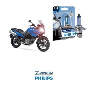 Imagem de Lâmpada Philips BlueVision H4 p/ SUZUKI DL 650V Strom 09-13