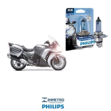 Imagem de Lâmpada Philips BlueVision H4 p/ KAWASAKI Comcours 14