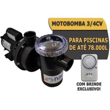 Imagem de Motobomba Nautilus 3/4cv Piscina Até 78000 L Nbfc-3/m Mono