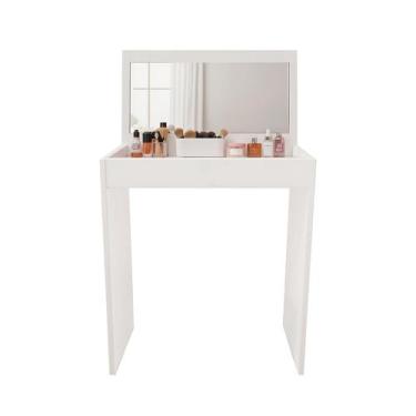 Imagem de Penteadeira Mesa De Maquiagem com Espelho Bancada Quarto - Beauty Móve