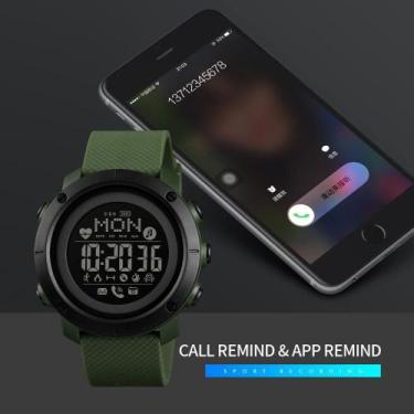 Imagem de Relógio Esportivo Digital Fashion Compass com Bluetooth - Monitor de F