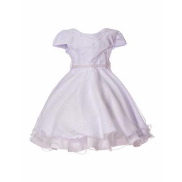 Imagem de Vestido festa infantil princesa menina - LIG LIG, 3, Branco