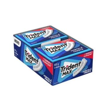 Imagem de Chiclete Trident Max Hortelã Fresca 2x Maior C/14 unidades