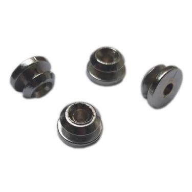 Imagem de 4 Calotas para corrente para kit báscula - Cromado - Demarcos Engenhar