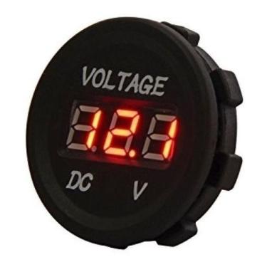 Imagem de Mini Voltímetro Digital Marinizado Em Led Som Lancha Barcos - Abrolhos