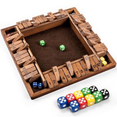 Imagem de Shut The Box Game ropoda atualizou 12 números para adultos e crianças