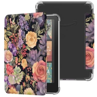 Imagem de Famavala Capa fina para 17,8 cm (12ª geração, versão 2024), com despertar/hibernar automaticamente, capa transparente não serve para Boox Palma2 (suculentas)