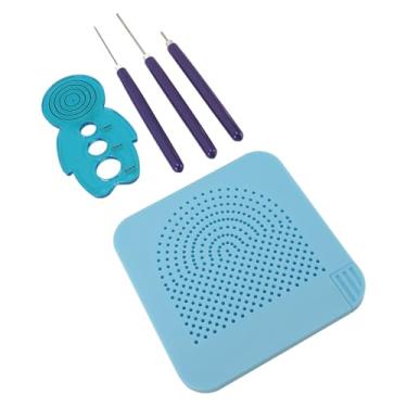 Imagem de Kit de Régua de Curling de Agulhas de tricô, Ferramenta de Quilling para Projetos de Artesanato Kitsquilling