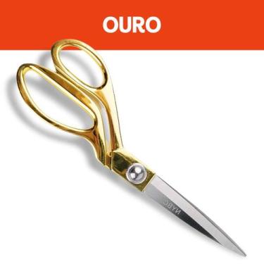 Imagem de Tesoura Profissional de Costura Aço Inox  20cm  Alta Precisão e Durabi