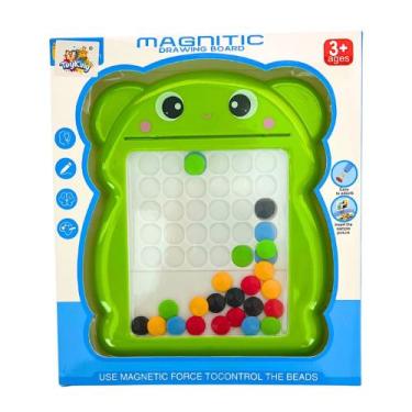 Imagem de Lousa Mágica Magnética Brinquedo Educativo Interativo Coordenação Moto
