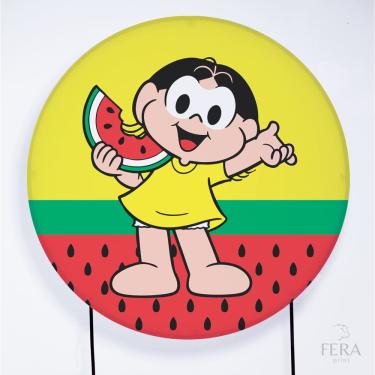 Imagem de Painel Decorativo para Festa 1,30x1,30 metros Vesti Fácil com Elástico Turma da Mônica - Fera Print