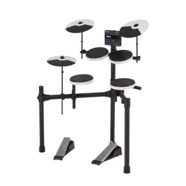Imagem de Roland TD-02K V-Drums | Kit de bateria eletrônica compacta de nível básico com reprodução expressiva, recursos de redução de ruído, suporte ajustável em altura e expansão Bluetooth opcional | Função