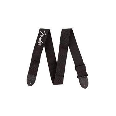 Imagem de Fender® 2" Black Poly Strap w/Grey Fender® Logo