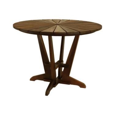 Imagem de Mesa Sol ø105cm Madeira Imbuia Maciça Stain Imbuia