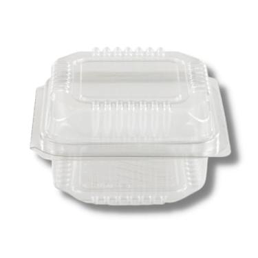 Imagem de Kit C/900 Embalagem Quadrada Mini Doce P-550 Com Tampa Articulada