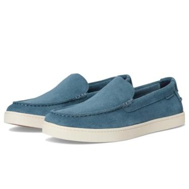 Imagem de Cole Haan Mocassim masculino Pinch Weekender Venetians, Camurça azul chinês/marfim, 38